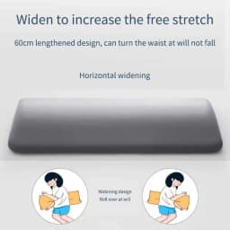 Memory Foam Lumbar Support Pillow Waist Cushion For Sleeping Lower Back Pain Relief Bed Back Support Cushion
