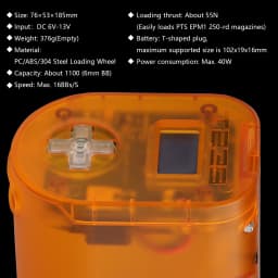 T238 Portable Electric Speed Loader Lite Edition Automatic BB Magazine Loader For GBB AEG Spring Bolt Action Magazines BB Loader