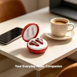 Coca-Cola T13lite Wireless Earbuds Bluetooth 5.4 TWS Earphones Noise Cancelling Sport Headphones 15H Playtime Bottle Cap Design