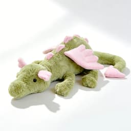 50/70CM Cartoon Hot Flying Dragon Plush Toy With Wings Green Pink Long Tail Plush Toy Pillow Gift