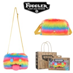 Fugglers Ugly Tooth Monster Fluffy Crossbody Bags Cute Fugg Plush Purse Shoulder Backpack Wallet Girls Boys Cartoon Animal 22CM