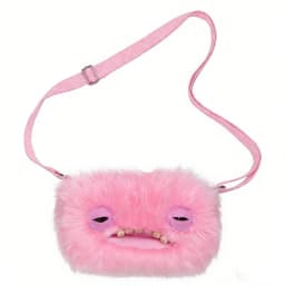 Fugglers Ugly Tooth Monster Fluffy Crossbody Bags Cute Fugg Plush Purse Shoulder Backpack Wallet Girls Boys Cartoon Animal 22CM