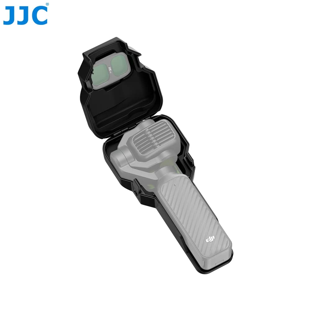 JJC PC-OP4PSE For DJI Osmo Pocket 4P Portable ABS Semi Protective Bag Accessories Can Store 2 Micro SD Cards and 2 Filters