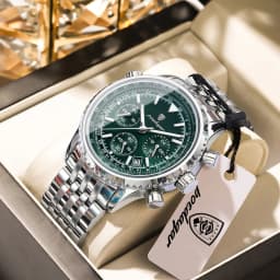 POEDAGAR Luxury Watches For Man Date Chronograph Stainless Steel Sport Men Watch Waterproof Luminous Quartz Military Men's Watch