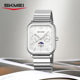 SKMEI 2509 New Casual Simple Quartz Watch Men's Luxury Business Waterproof Calendar Week Exquisite Watch Relógios Masculino