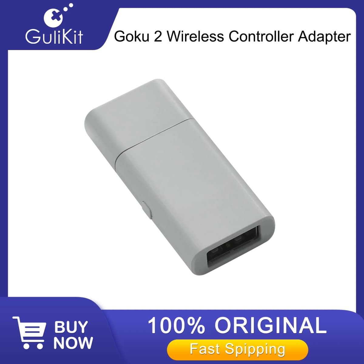 Gulikit Goku 2 Wireless Receiver Dongle Controller Adapter for Switch 1/2 PS4 Xbox Series S/X One Windows Android