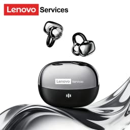 Lenovo RS103 Open Ear Clip Earring Earphones Wireless Bluetooth 6.0 Hifi Stereo Game Music Earbuds W Ear Ornaments Storage Bag