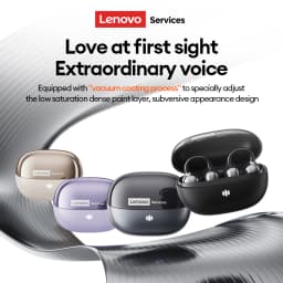 Lenovo RS103 Open Ear Clip Earring Earphones Wireless Bluetooth 6.0 Hifi Stereo Game Music Earbuds W Ear Ornaments Storage Bag