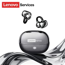 Lenovo RS103 Open Ear Clip Earring Earphones Wireless Bluetooth 6.0 Hifi Stereo Game Music Earbuds W Ear Ornaments Storage Bag