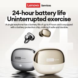 Lenovo RS103 Open Ear Clip Earring Earphones Wireless Bluetooth 6.0 Hifi Stereo Game Music Earbuds W Ear Ornaments Storage Bag