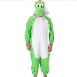 Yoshi Adult Onesie Pajamas Kawaii Cute Cartoon Anime Character Cosplay Sleepwear Jumpsuit Anime Peripheral Loungewear