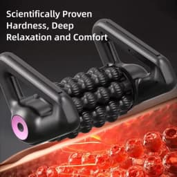 2026 New Portable Body Deep Muscle Relaxation Massager Shaft Cordless Electric Massage Roller Automatic Yoga Column Roller