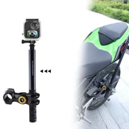Bicycle Cameras Bracket For Insta360 X3 X4 Motorcycle Invisible Selfie Stick for GoPro13 12 11 DJI Action 3 4 5 Accessories
