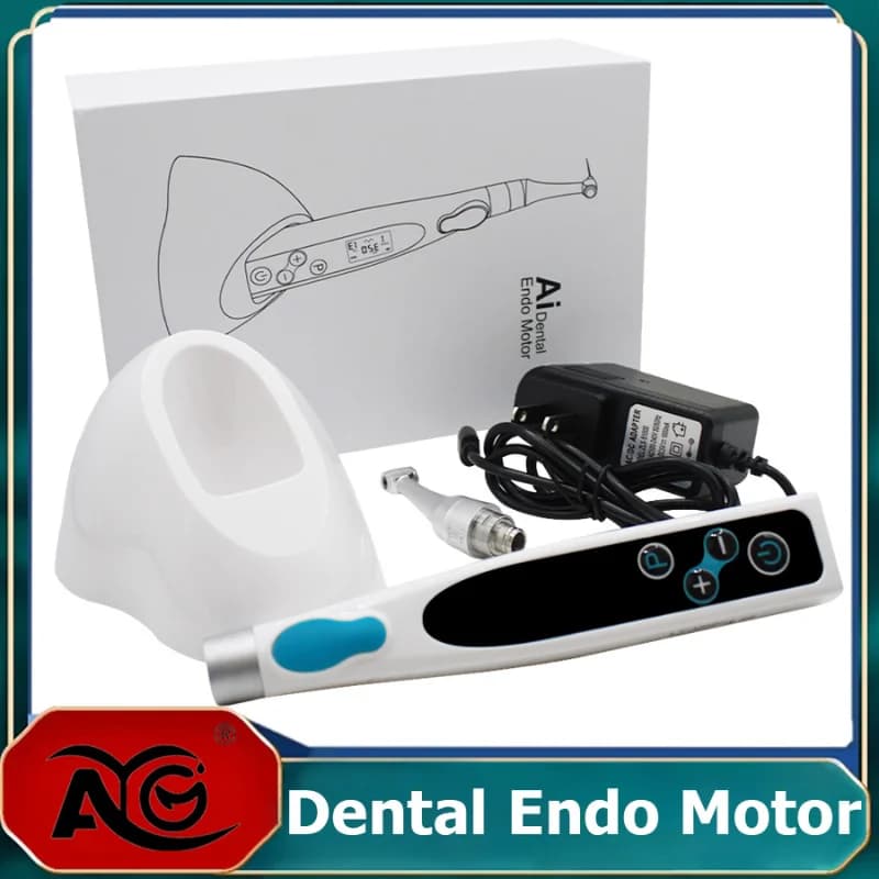 AG EndoMotor 16:1 Dental Reduction Equipment Wireless Endo With LED Light Imported Motor Root Canal Instrument Dentist Tips