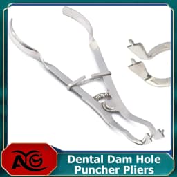 AG Dental Dam Hole Puncher Pliers Dentist Perforator Rubber Orthodontic Tools for Dentist Rubber Dam Puncher Orthodontic Tools