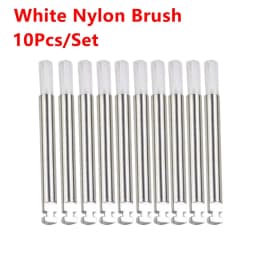 10pcs/Box Disposable Dental Polisher Nylon Bristle Brush Dentist Tools Polishing Polisher Cup Teeth Whitening Prophy Brushes