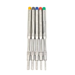 5PCS/set Dentistry Maxillary Sinus Lifting Osteotomes Concave Tip Angled Osteotomes Dental Elevator Tools Implant Bone Extruder