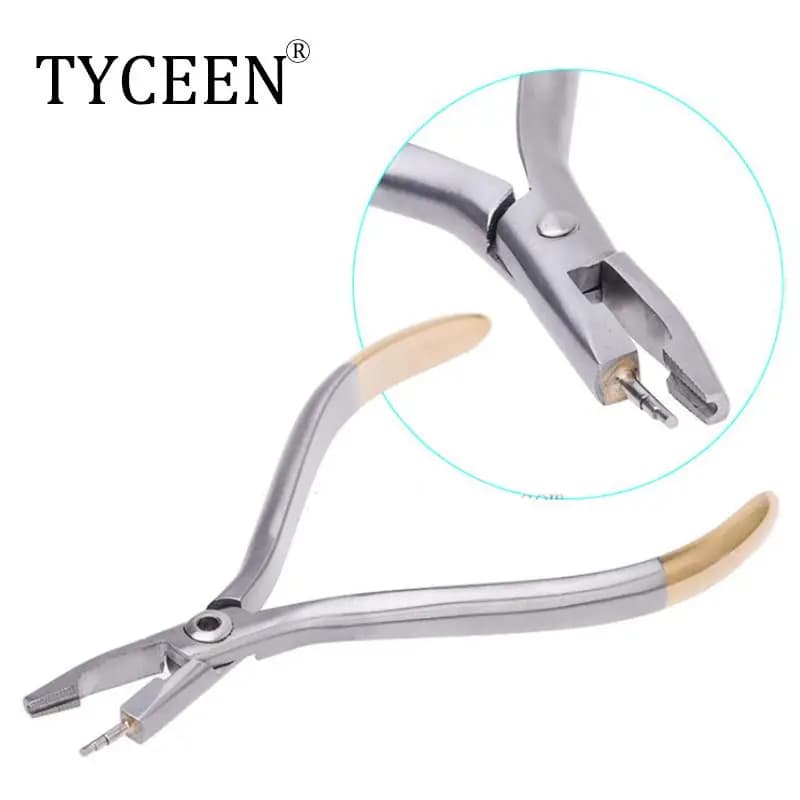 Dental Yong Loop Bending Plier Orthodontic Omega Loop Forming Pliers Arch Wire Bending Dentist Tool Lab Instrument Forceps