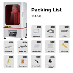 AG Dental 3D Printer High-Precision Resin Printer Fast dental Model Production CAD/CAM Printing 10.1-inch 14K high precision.