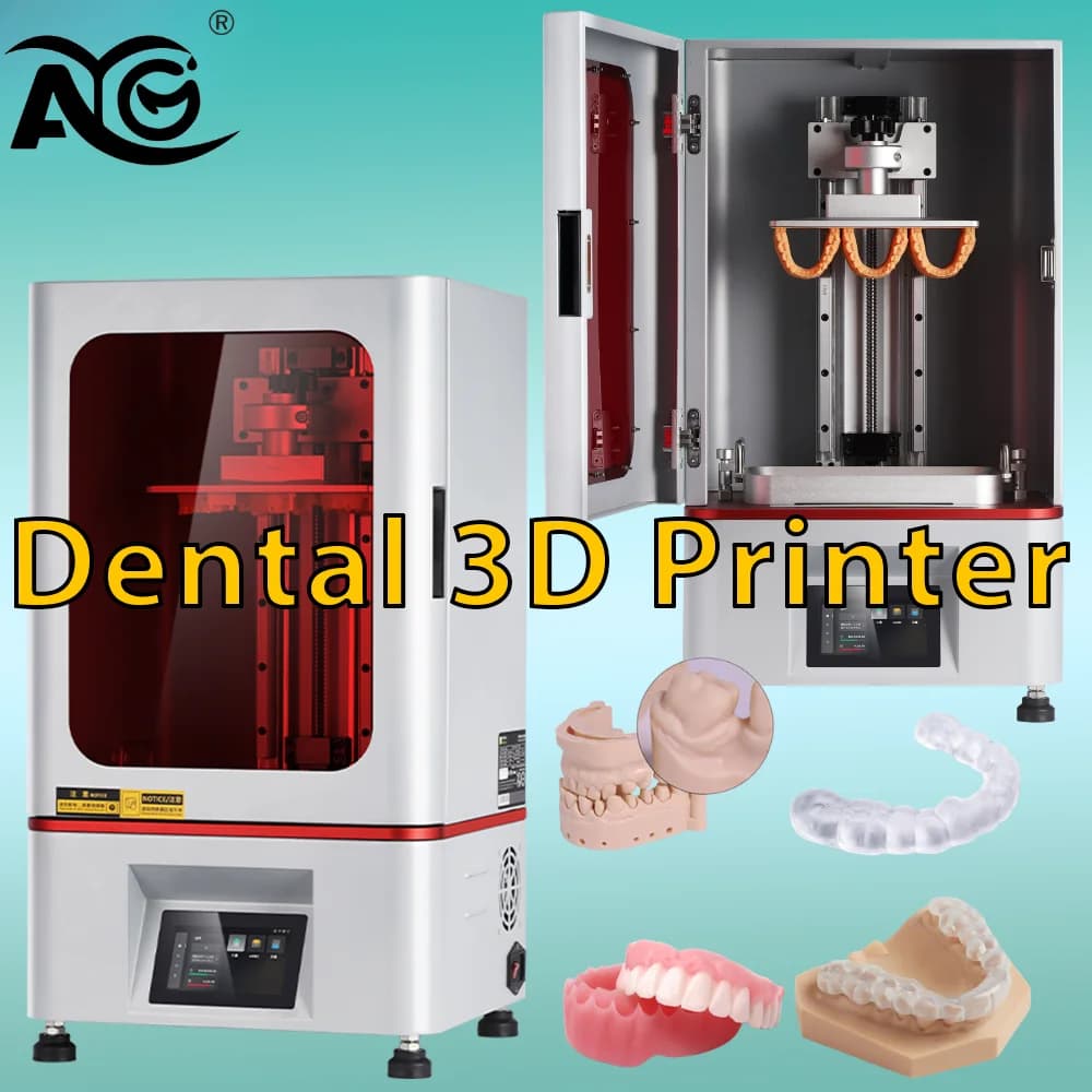AG Dental 3D Printer High-Precision Resin Printer Fast dental Model Production CAD/CAM Printing 10.1-inch 14K high precision.