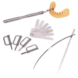 AG 1Box Dental Orthodontic Interproximal Enamel Reduction IPR Automatic Strip Double Sided + Handle