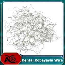 AG Dental Orthodontic Kobayashi Wire Arcwhire Orthodontic Metal Ligature Tie Orthodontic Bracket Wire 100pcs/pack
