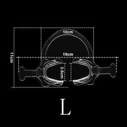 1PC Dentistry Transparent Hard Plastic Mouth Opener Orthodontic Cheek Retractor With Handle C Shape Dental Cheek Lip
