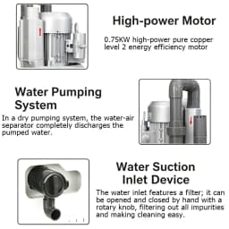 AG Dental Suction Equipment Machine Surgical Dental Suction System Strong Power Dental Suction Unit