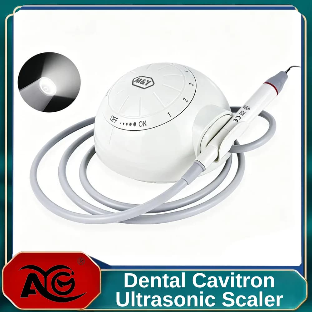 AG Ultrasonic Dental Reamer Dentistry Ultrasound Scaler with Removable LED Light Handpiece for Dental Cleaning Odontologia Tools