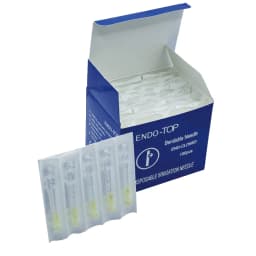 AG 27G/30G Endodontics Irrigator Tips 100pcs Single Pack Irrigation Needles 25MM Disposable Root Canal Cleaning Dentistry