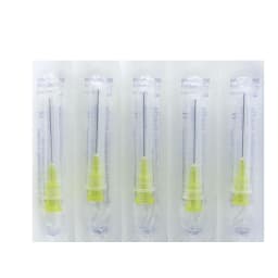 AG 27G/30G Endodontics Irrigator Tips 100pcs Single Pack Irrigation Needles 25MM Disposable Root Canal Cleaning Dentistry