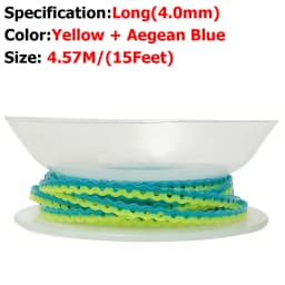 AG 4.5m=15Feet Dental Orthodontic Power Chain Two Colored Elastic Ultra Powerchain Rubber Bands Leagues Long/Short/Continuous