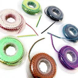 AG 4.5m=15Feet Dental Orthodontic Power Chain Two Colored Elastic Ultra Powerchain Rubber Bands Leagues Long/Short/Continuous