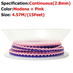 AG 4.5m=15Feet Dental Orthodontic Power Chain Two Colored Elastic Ultra Powerchain Rubber Bands Leagues Long/Short/Continuous