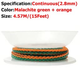 AG 4.5m=15Feet Dental Orthodontic Power Chain Two Colored Elastic Ultra Powerchain Rubber Bands Leagues Long/Short/Continuous