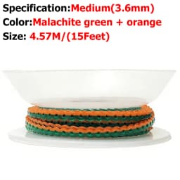 AG 4.5m=15Feet Dental Orthodontic Power Chain Two Colored Elastic Ultra Powerchain Rubber Bands Leagues Long/Short/Continuous