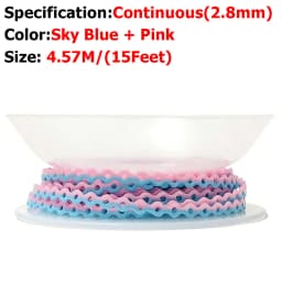 AG 4.5m=15Feet Dental Orthodontic Power Chain Two Colored Elastic Ultra Powerchain Rubber Bands Leagues Long/Short/Continuous