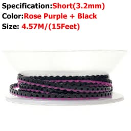 AG 4.5m=15Feet Dental Orthodontic Power Chain Two Colored Elastic Ultra Powerchain Rubber Bands Leagues Long/Short/Continuous