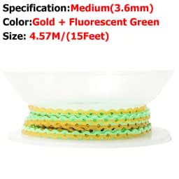 AG 4.5m=15Feet Dental Orthodontic Power Chain Two Colored Elastic Ultra Powerchain Rubber Bands Leagues Long/Short/Continuous