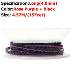 AG 4.5m=15Feet Dental Orthodontic Power Chain Two Colored Elastic Ultra Powerchain Rubber Bands Leagues Long/Short/Continuous