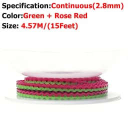 AG 4.5m=15Feet Dental Orthodontic Power Chain Two Colored Elastic Ultra Powerchain Rubber Bands Leagues Long/Short/Continuous