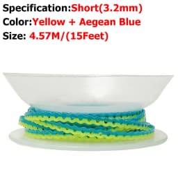 AG 4.5m=15Feet Dental Orthodontic Power Chain Two Colored Elastic Ultra Powerchain Rubber Bands Leagues Long/Short/Continuous