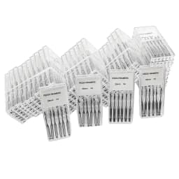 AG 5Box Dental Engine Use Endodontic Peeso Reamers Drill Glidden Rotary 28mm/32mm #1-6 Stainless Steel Endo Files Dentist