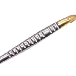 Dental Needle Holder Forceps Curved Gold Plated Handle Stainless Steel Orthodontic Plier Straight Head Surgical Instrument Tools
