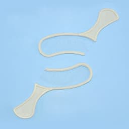 AG 50pcs/100pcs Disposable Dental Bite Impression Trays Kits Teeth Impression Tray with Plastic Rigid Frame and Non-Tear Mesh