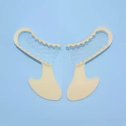 AG 50pcs/100pcs Disposable Dental Bite Impression Trays Kits Teeth Impression Tray with Plastic Rigid Frame and Non-Tear Mesh
