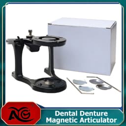 AG Dental Small Adjustable Articulator Denture Magnetic Articulator For Mounting Pre-cast Dental Models Dental Lab Equipment