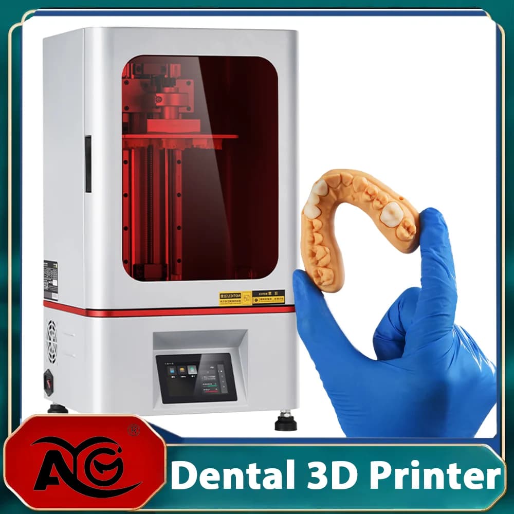 AG Dental 3D Printer High-Precision Resin Printer Fast dental Model Production CAD/CAM Printing 10.1-inch 14K high precision.