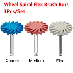 10pcs/Lot Dental Silicone Grinding Heads Teeth Polisher Polishing Brushes for Low-speed Machine Silicon carbide Dental Materials
