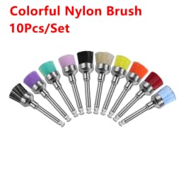 10pcs/Lot Dental Silicone Grinding Heads Teeth Polisher Polishing Brushes for Low-speed Machine Silicon carbide Dental Materials